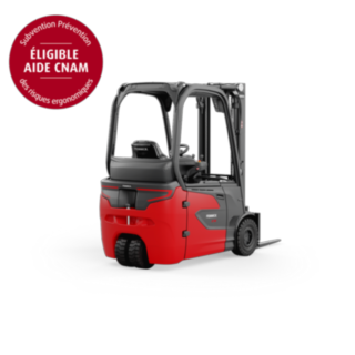 Maniables et modulables : les chariots frontaux électriques E14 – E20 Fenwick-Linde offrent une rentabilité inégalée en intérieur.