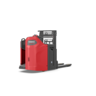 Les doubles-gerbeurs électriques D12 HP SP sont des chariots haute performance capables de saisir et transporter deux palettes à la fois.