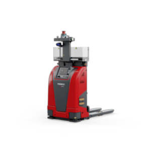 Le gerbeur automatisé L-MATIC core Fenwick ne craint pas les espaces exigus et permet une automatisation efficace pour les installations existantes et les environnements d'exploitation mixtes.