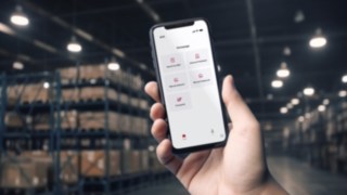 Vue smartphone du Fenwick Warehouse Manager