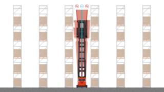 Image du chariot pour allées étroites K Fenwick avec Active Stability Control