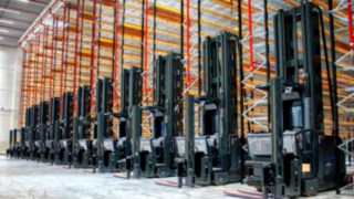 Les chariots K dans le nouveau centre de distribution d’Arvato Supply Chain Solutions
