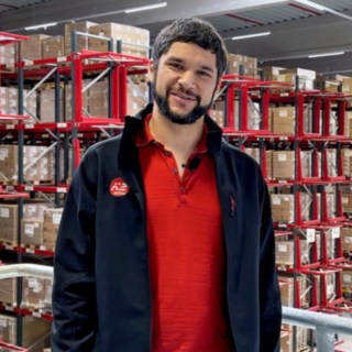 Photo portrait de Marcel Grilo, directeur logistique de K2 Systems GmbH