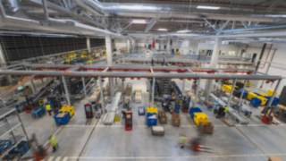 Plusieurs gerbeurs Fenwick sont en service dans le KION Regional Distribution Center
