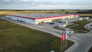 L’usine produisant pour Fenwick-Linde à Kołbaskowo, en Pologne.