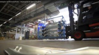 La technologie de pile à combustible Fenwick utilisée chez Mercedes-Benz La technologie de pile à combustible Fenwick utilisée chez Mercedes-Benz