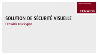 Vidéo sur le TruckSpot, système d'avertissement visuel sur voies de circulation