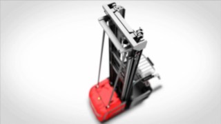 La gamme de préparateurs en hauteur V-Modular propose des barrières latérales inclinables afin de faciliter le picking jusqu'à 12 mètres de hauteur. Vidéo sur la hauteur de levage et les barrières latérales inclinables disponibles en option.