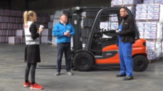 HASIT teste le chariot élévateur à contrepoids X35 de Linde. Vidéo sur le X35 de Linde Material Handling