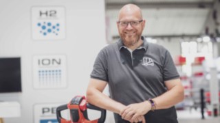 Karl Knipfelberg au World of Material Handling 2022. Karl Knipfelberg au World of Material Handling 2022.
