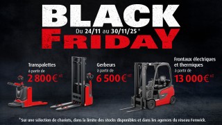 Black Friday sur une sélection de chariots d'occasion Fenwick