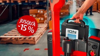 Offre 15% sur les batteries des transpalettes MT Fenwick