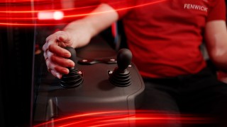 Leviers de commande du chariot à mât rétractable Ri16 Fenwick