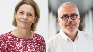 Portraits de Carine Le Masson et Denis Jobert Portraits de Carine Le Masson et Denis Jobert